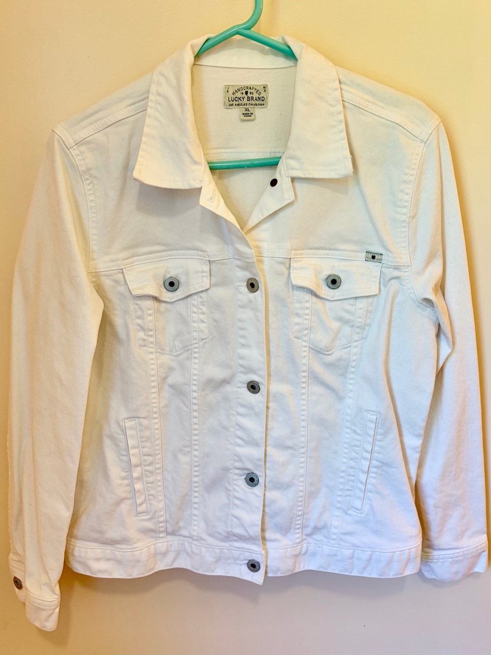 Lucky Brand White Denim Jacket
